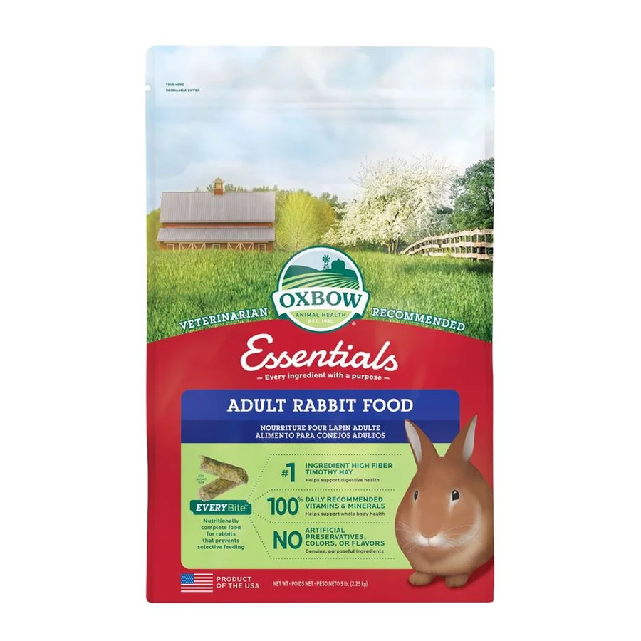 Oxbow Essentials Adult Rabbit Food (5 lb) - 2.25kg