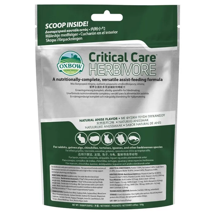 Oxbow Critical Care Herbivore Anise Flavor (141 g)