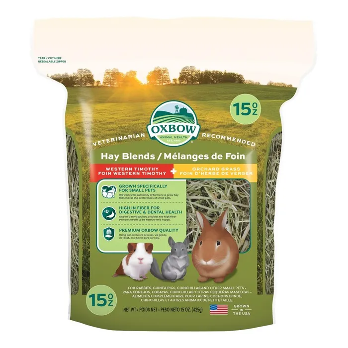 Oxbow Hay Blends - Western Timothy & Orchard Grass (15 oz) - 425g