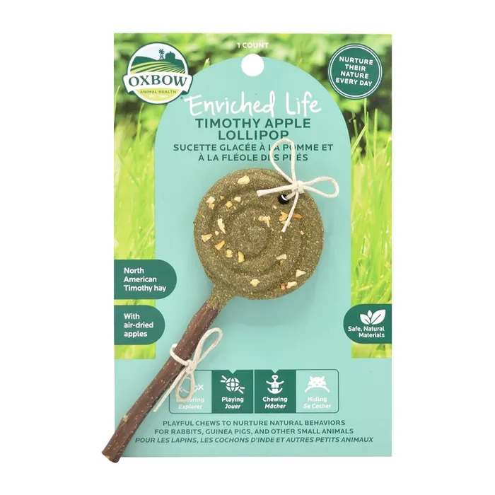 Oxbow Enriched Life - Timothy Lollipop (Apple)