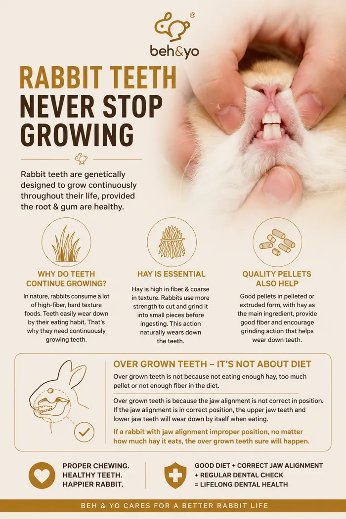 🐰 Rabbit Teeth Never Stop Growing – But Here’s the Truth!
