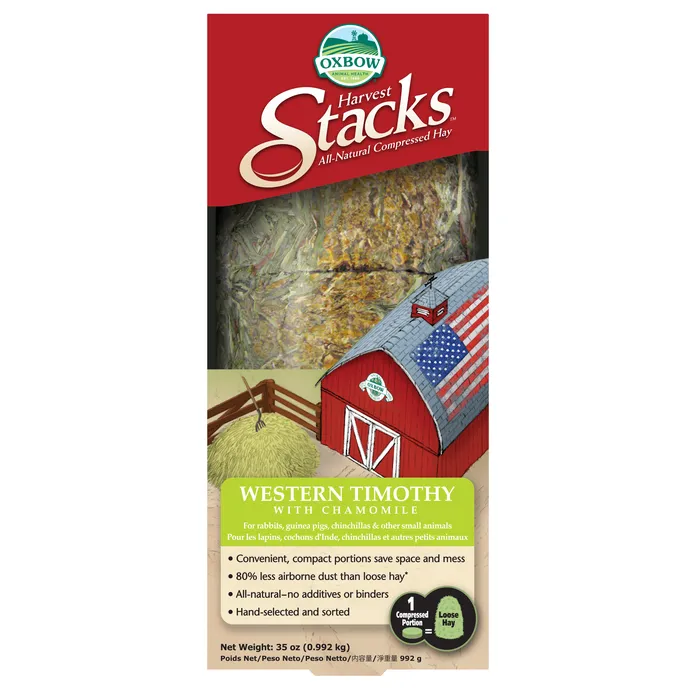 Oxbow Harvest Stacks - Western Timothy with Chamomile (35 oz) - 992g
