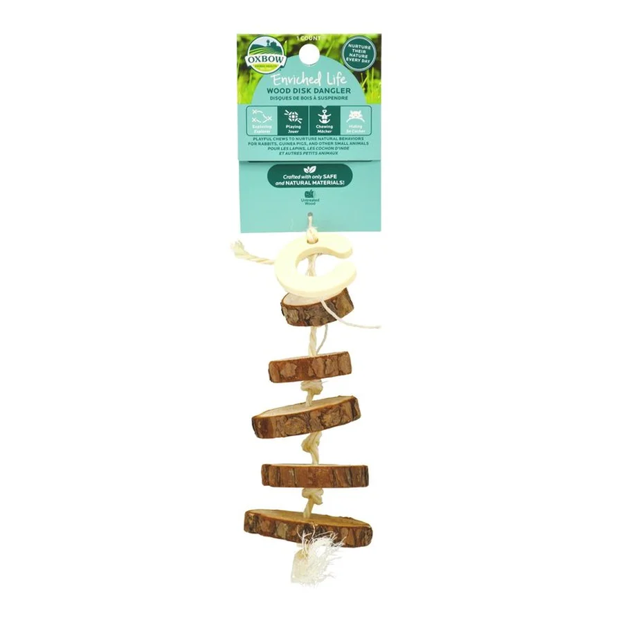 Oxbow Enriched Life - Wood Disk Dangler