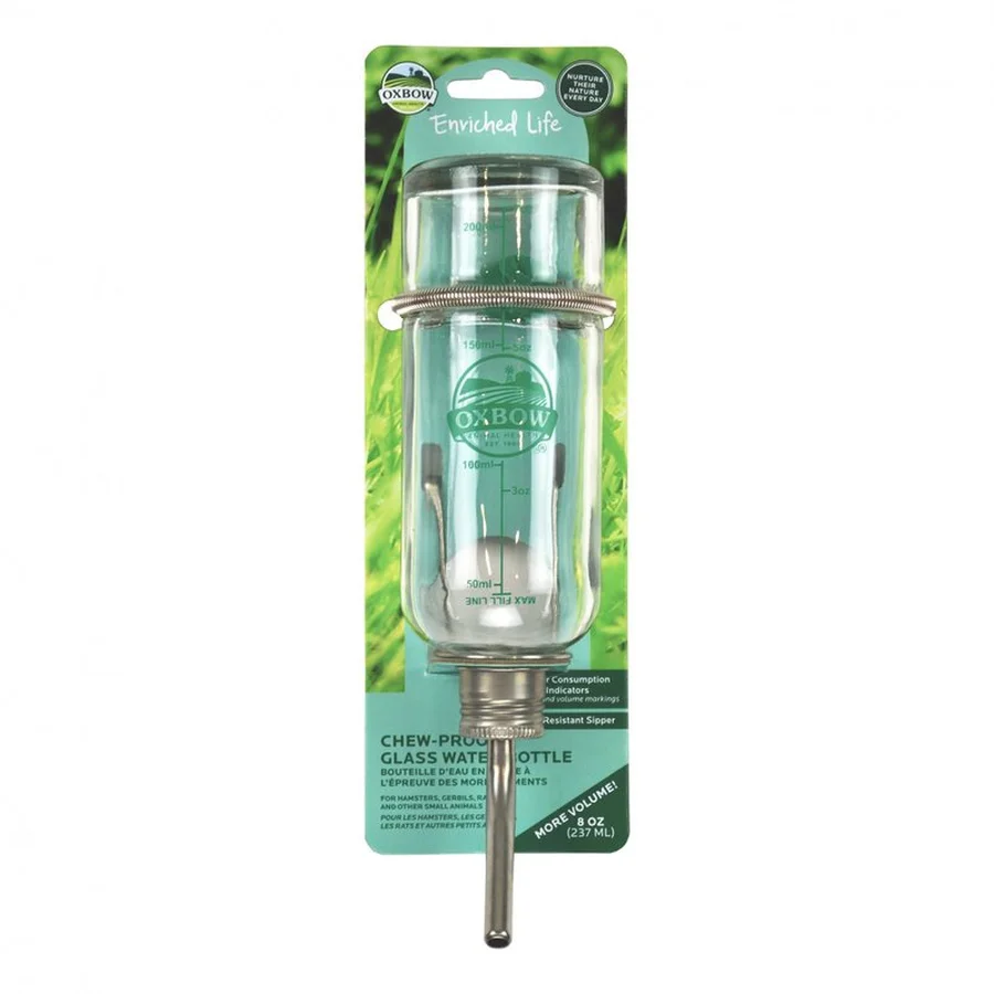 Oxbow Enriched Life - Chew Proof Glass Bottle (8oz/237ml)