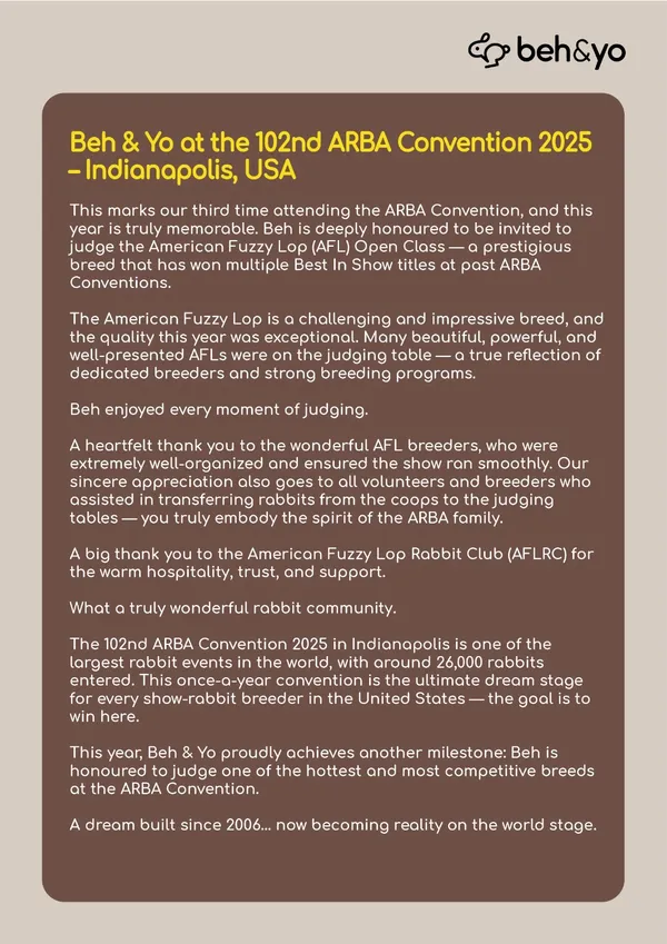 Beh & Yo Edition - Issue #15 - December 2025
