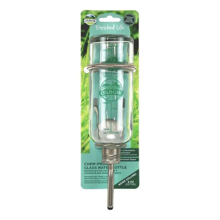 Oxbow Enriched Life - Chew Proof Glass Bottle (8oz/237ml)