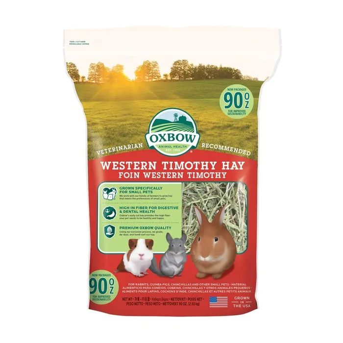 Oxbow Western Timothy Hay (90 oz) - 2.55kg