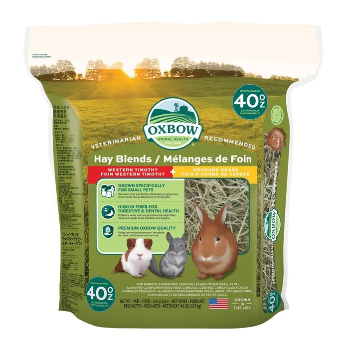 Oxbow Hay Blends - Western Timothy & Orchard Grass (40 oz) - 1.13kg