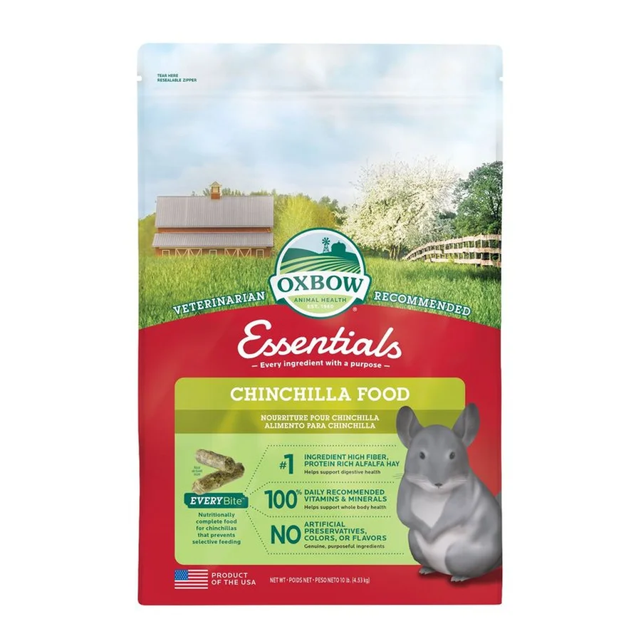 Oxbow Essentials Chinchilla Food (10 lb) - 4.53kg