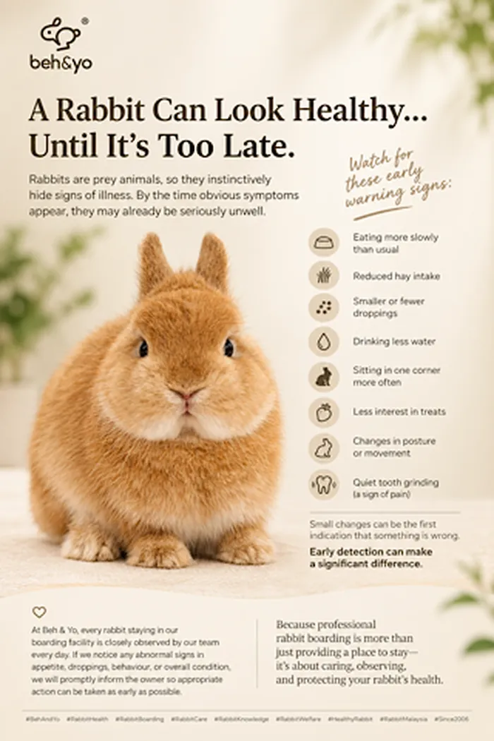 🐰 A Rabbit Can Look Healthy… Until It’s Too Late.