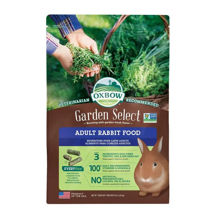 Oxbow Garden Select - Adult Rabbit Food (8 lb) - 3.83kg