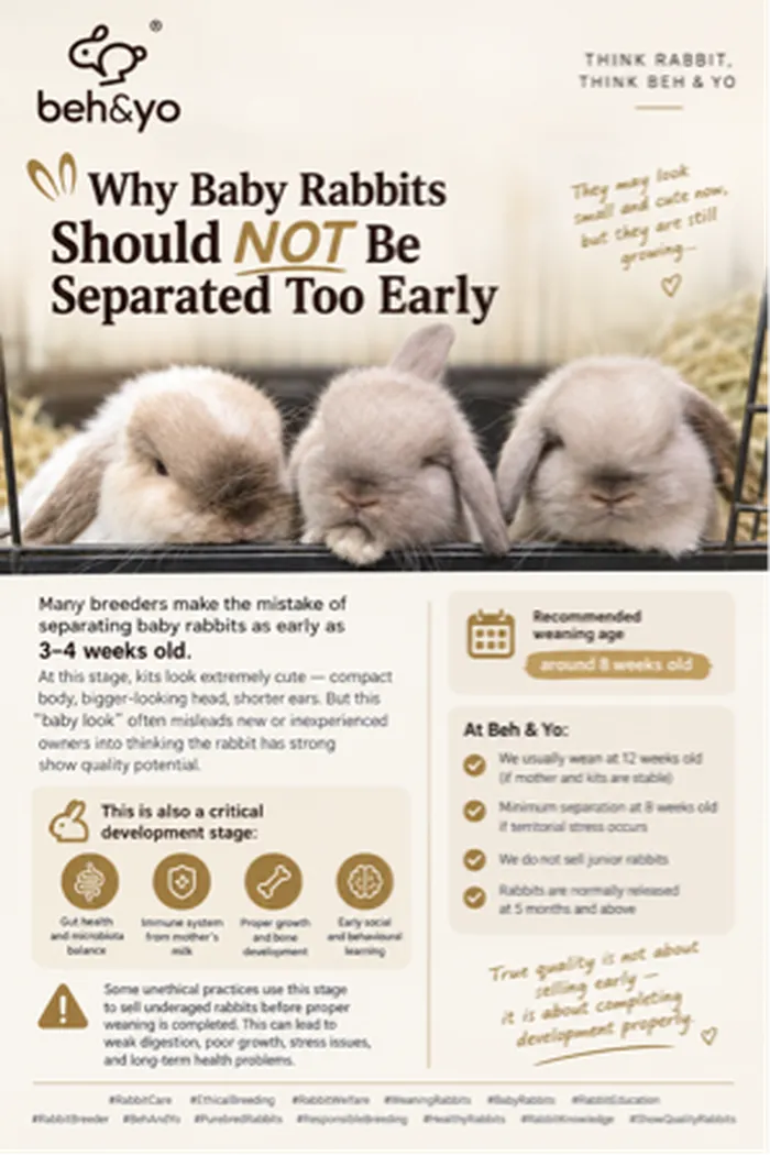 🐰 Why Baby Rabbits Should NOT Be Separated Too Early