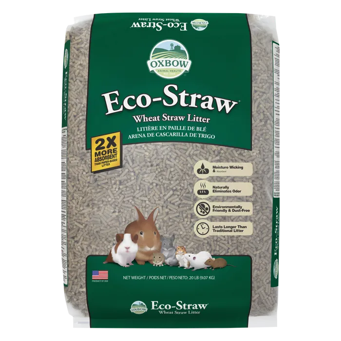 Oxbow Eco-Straw Litter (20 lb) - 9.07kg