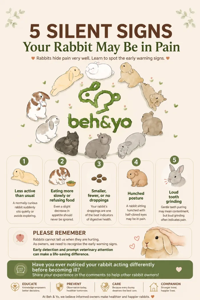 5 Silent Signs Your Rabbit May Be in Pain