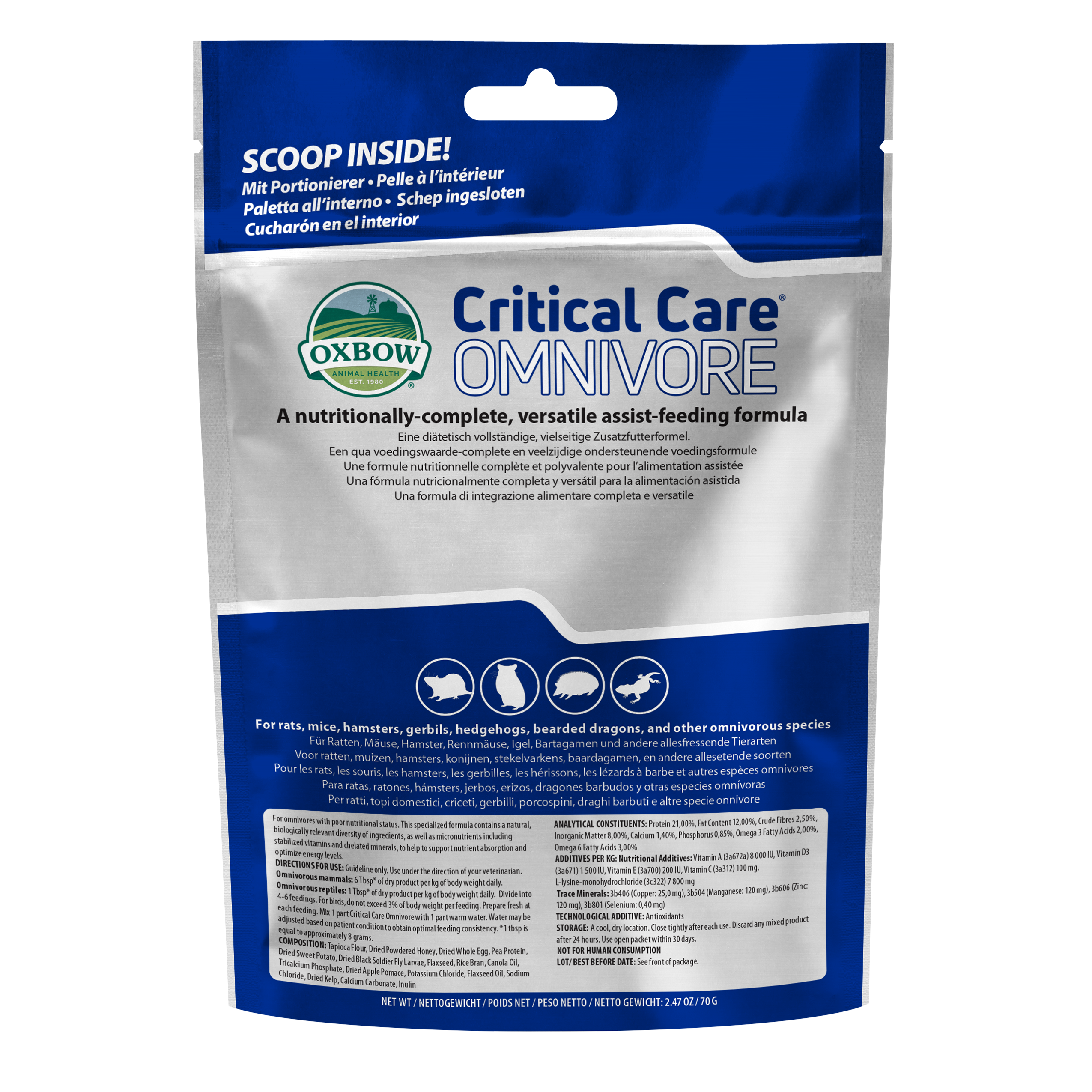 Oxbow Critical Care Omnivore (70 g)