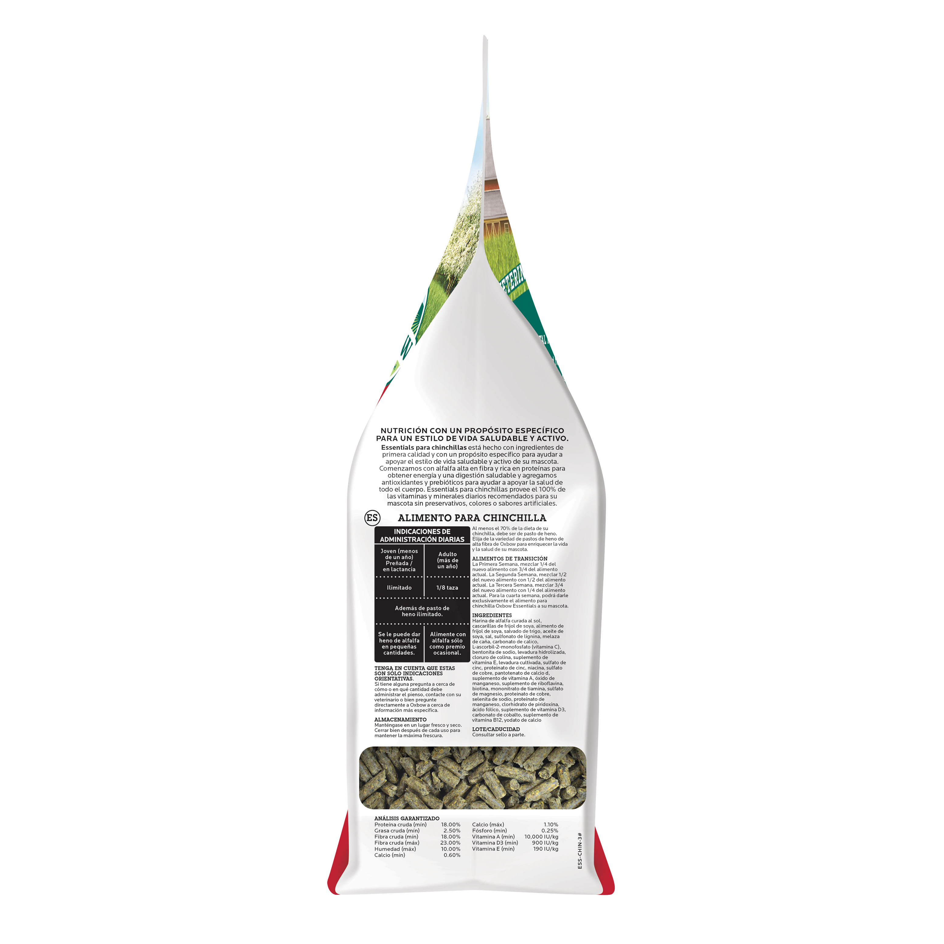 Oxbow Essentials Chinchilla Food (3 lb) - 1.36kg