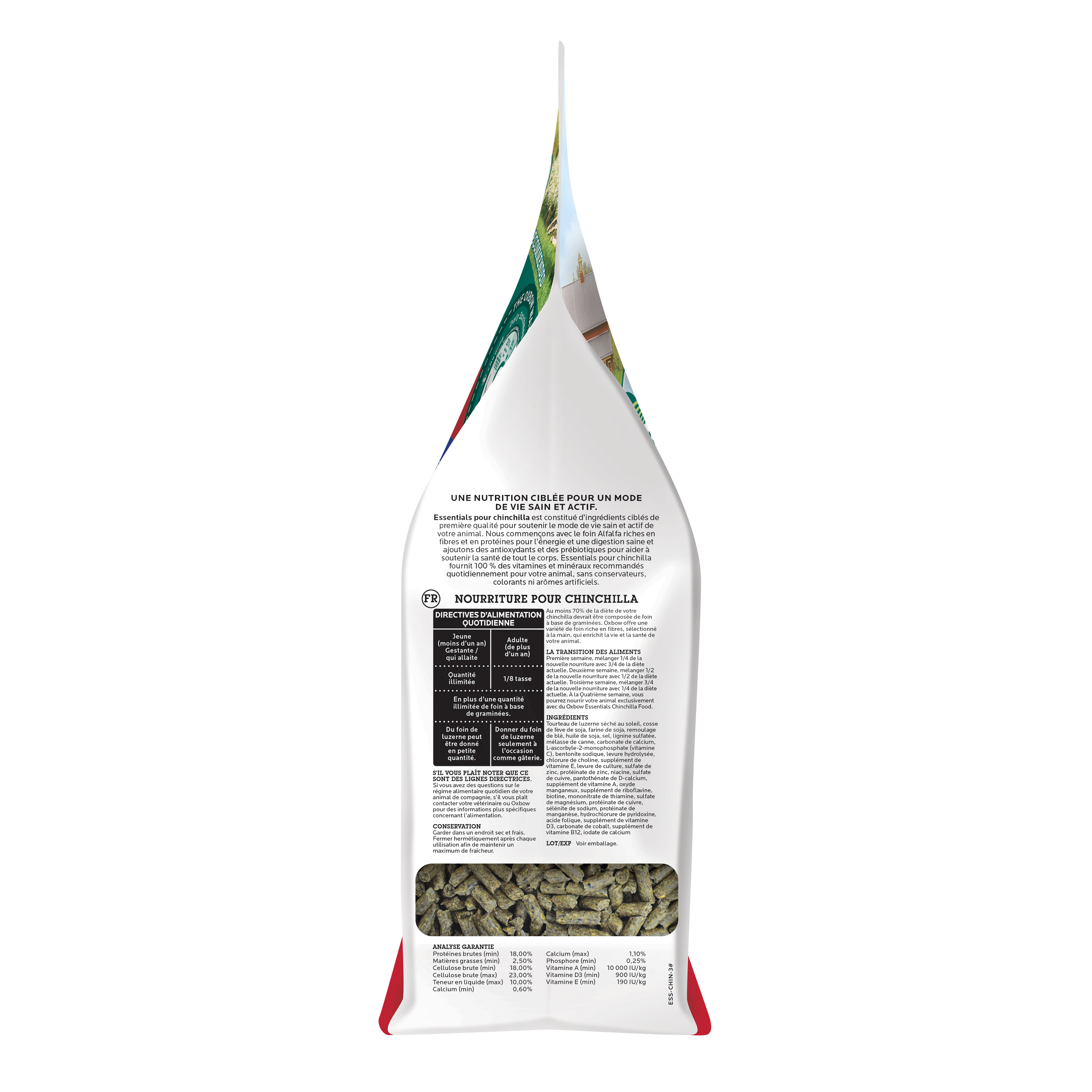 Oxbow Essentials Chinchilla Food (3 lb) - 1.36kg