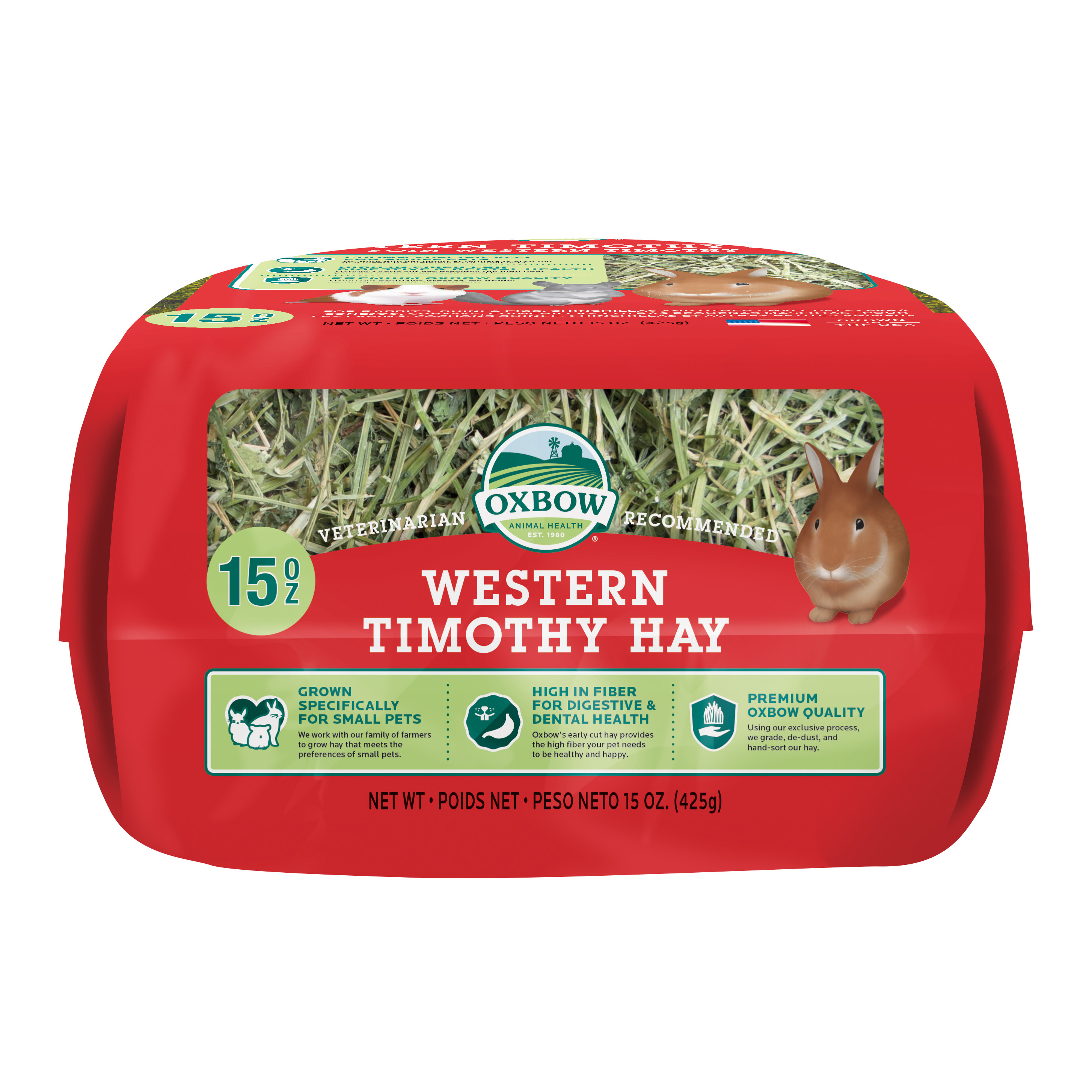 Oxbow Western Timothy Hay (15 oz) - 425g