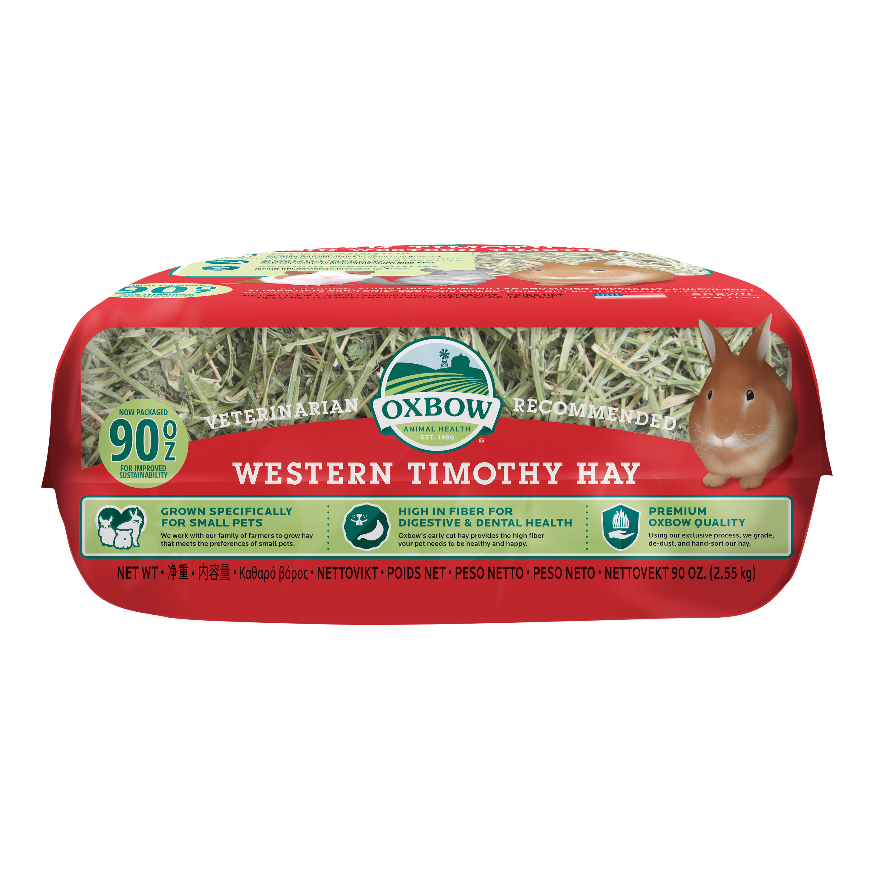 Oxbow Western Timothy Hay (90 oz) - 2.55kg