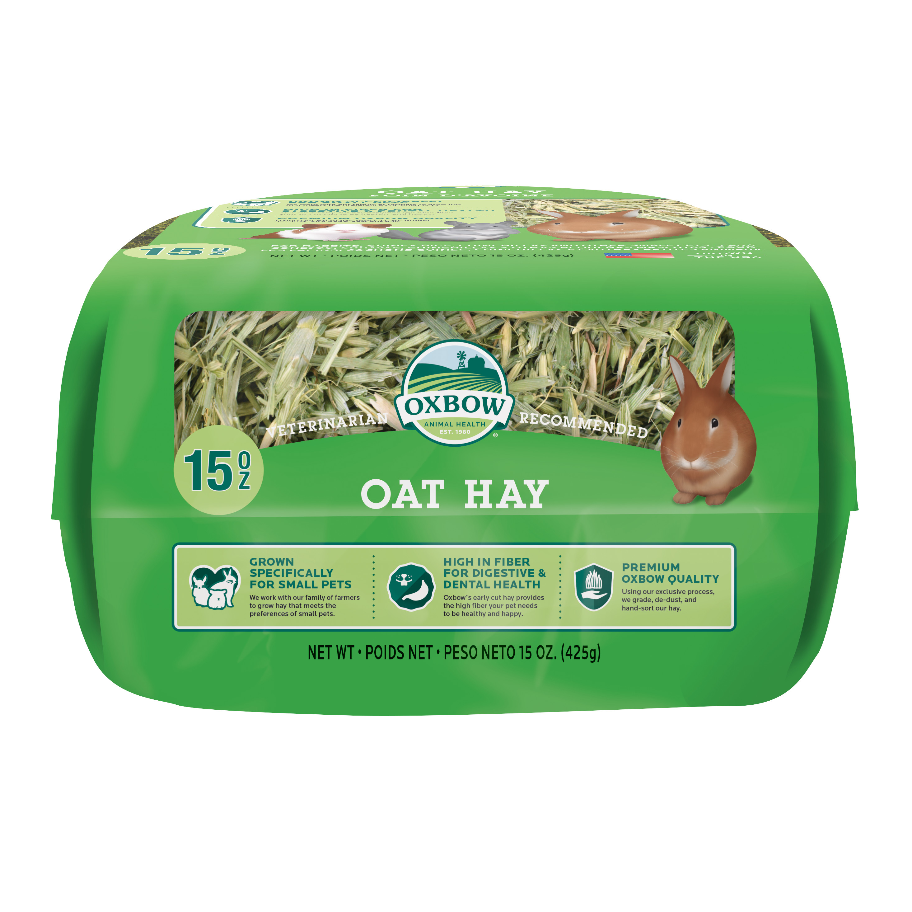 Oxbow Oat Hay (15 oz) - 425g