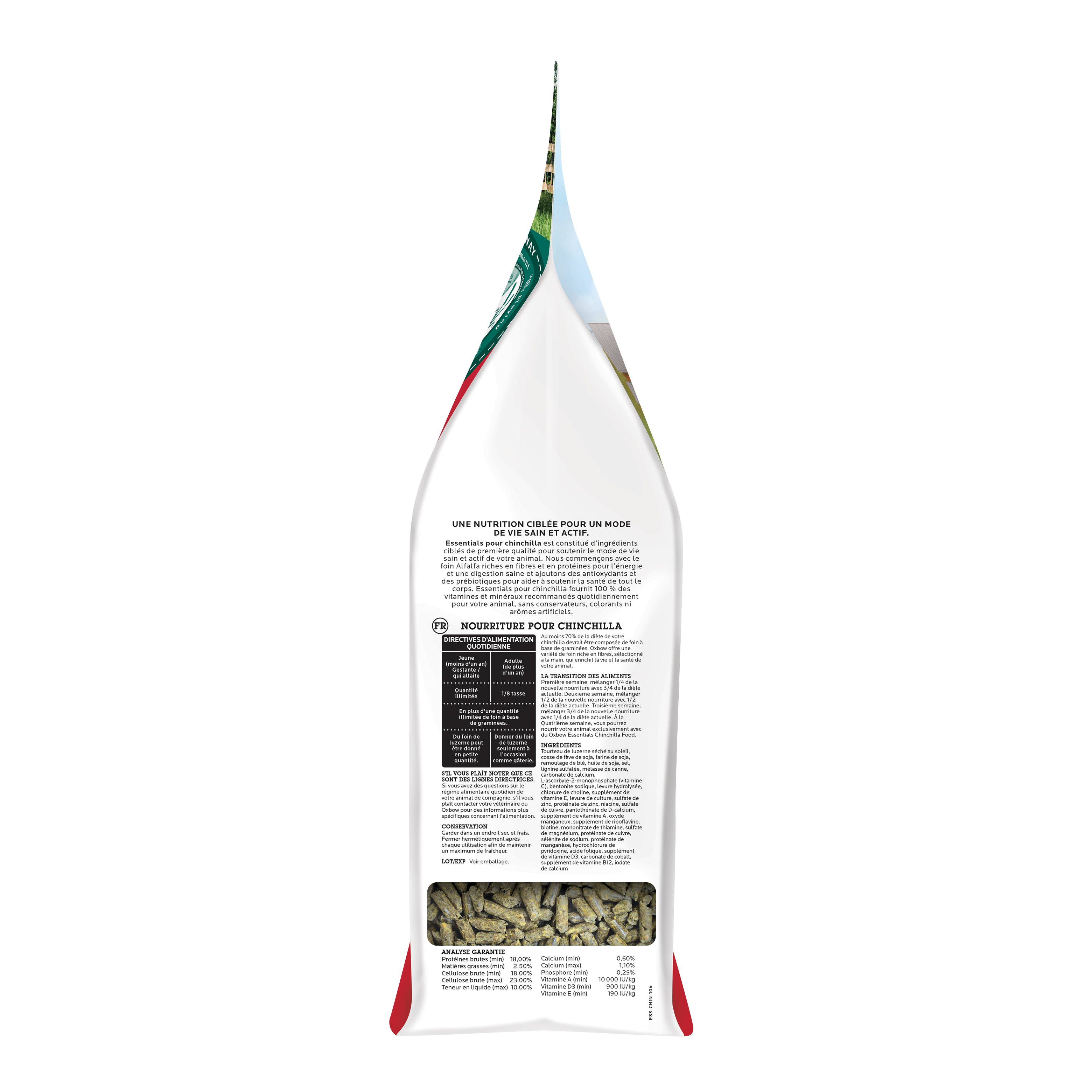 Oxbow Essentials Chinchilla Food (10 lb) - 4.53kg