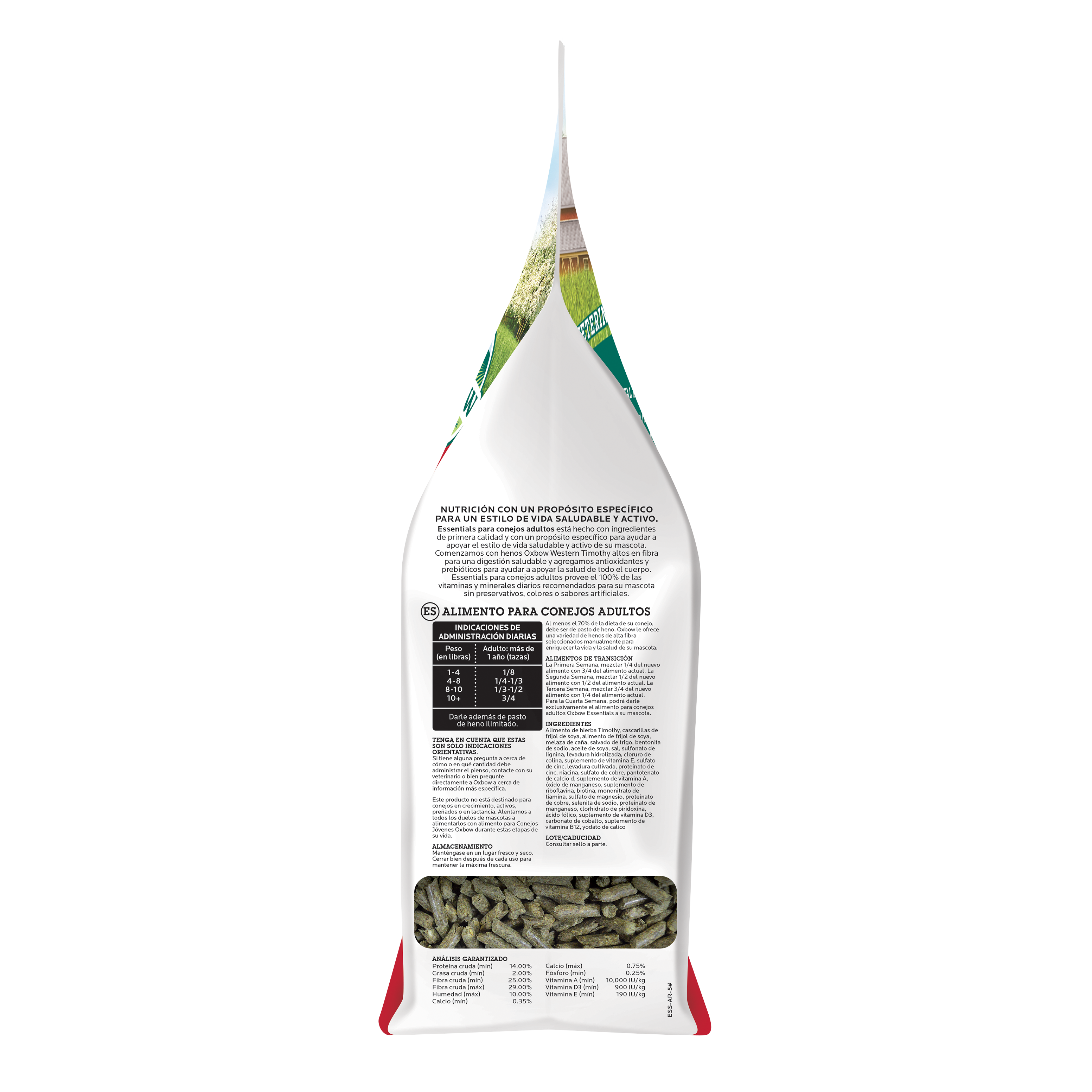 Oxbow Essentials Adult Rabbit Food (5 lb) - 2.25kg