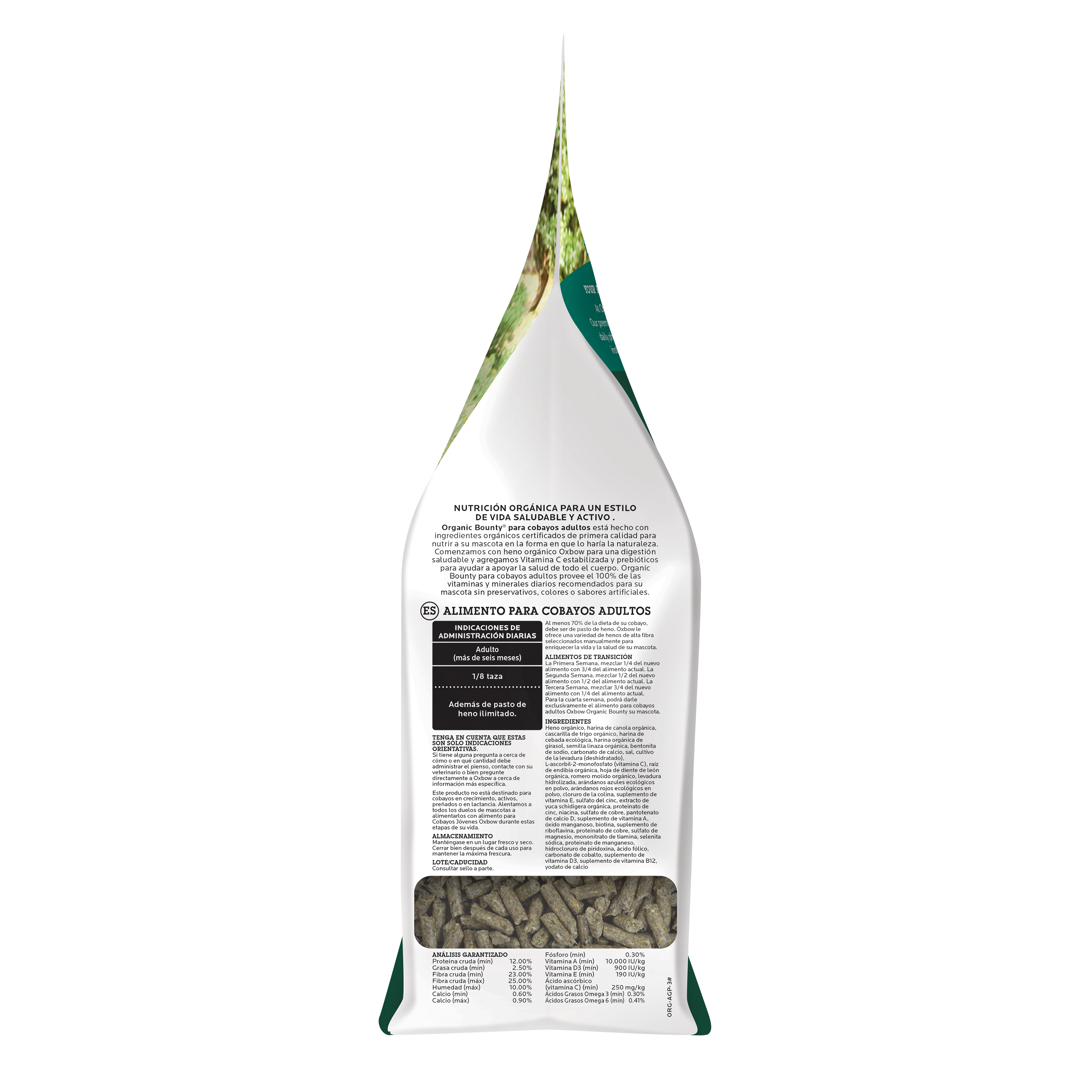 Oxbow Organic Bounty - Adult Guinea Pig Food (3 lb) - 1.36kg