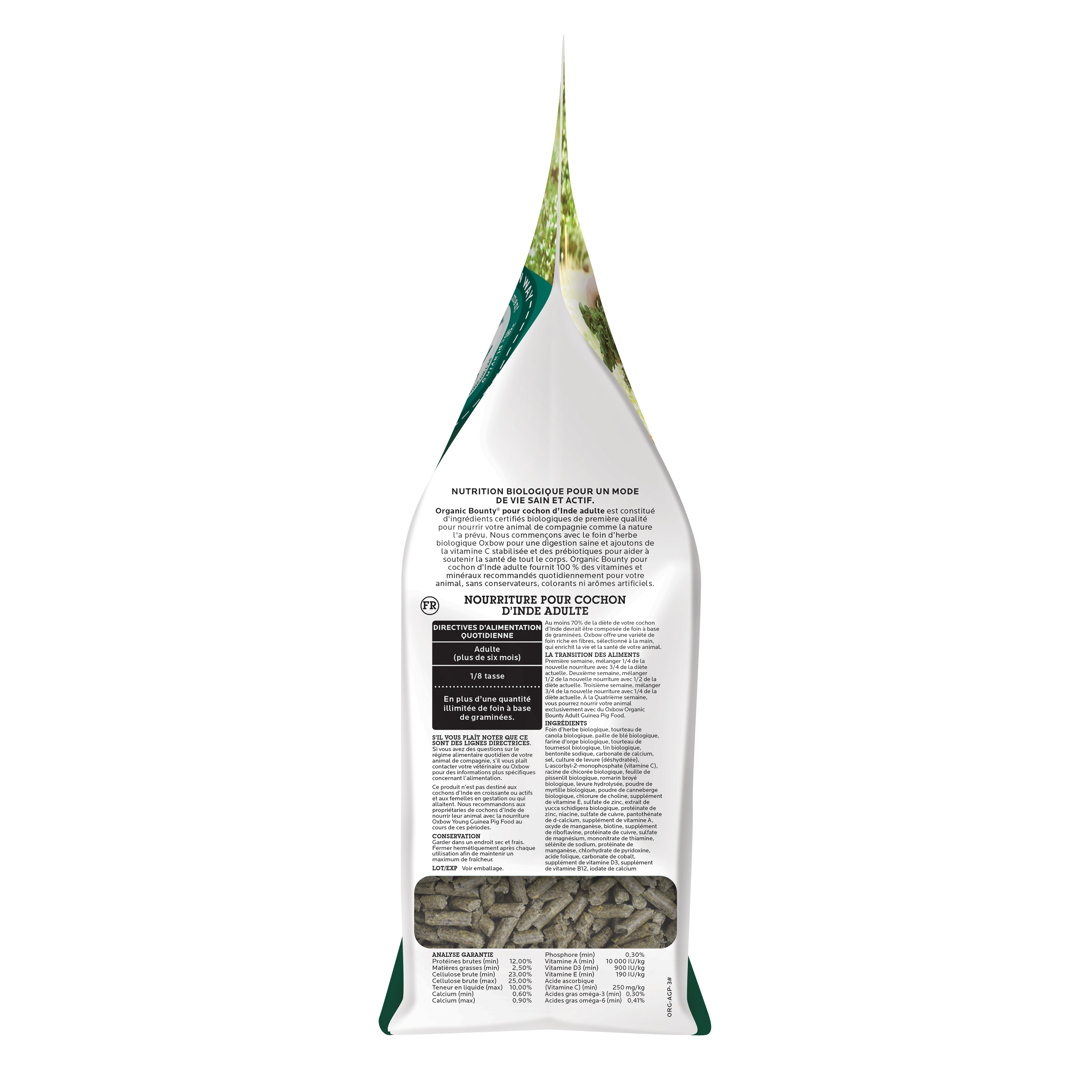 Oxbow Organic Bounty - Adult Guinea Pig Food (3 lb) - 1.36kg