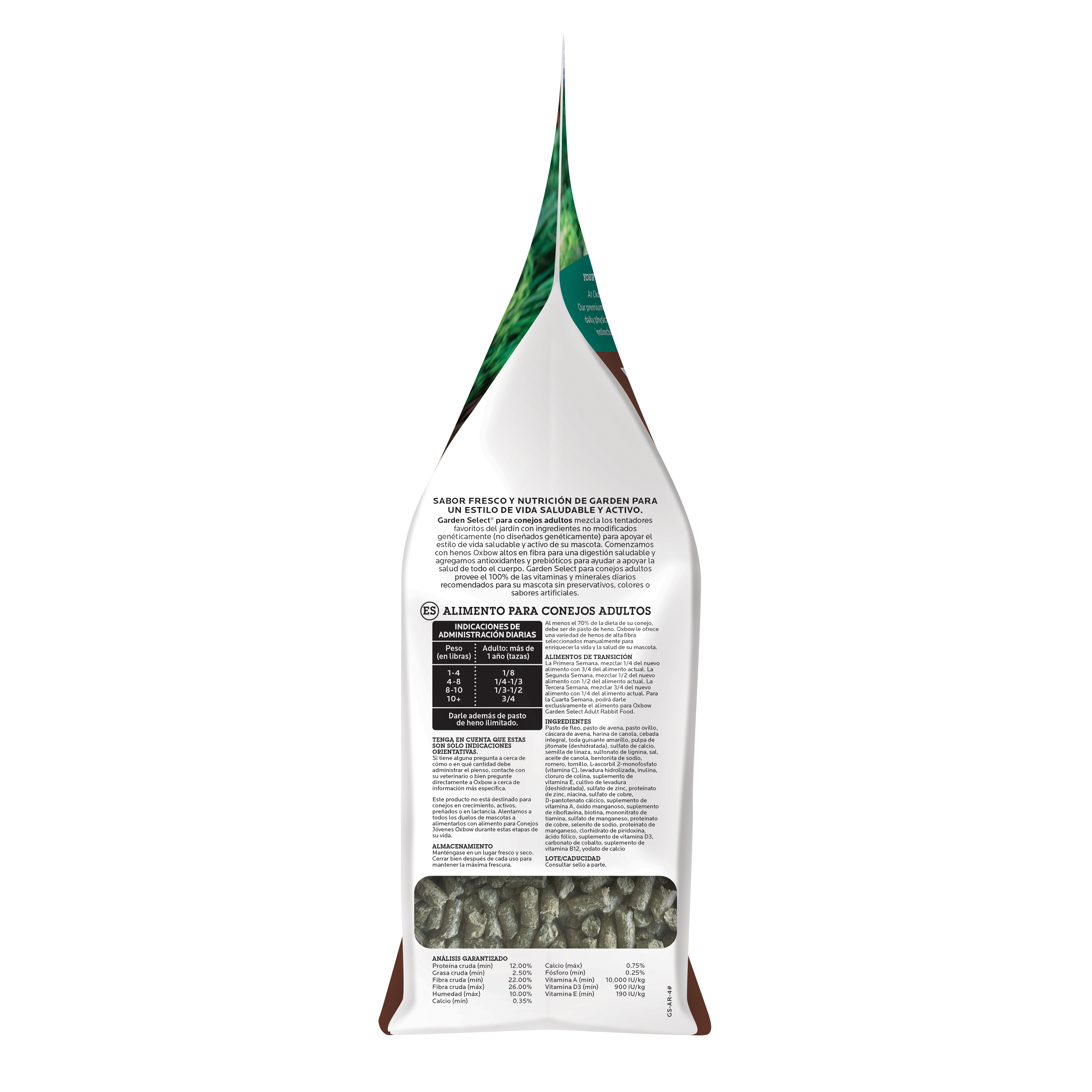 Oxbow Garden Select - Adult Rabbit Food (4 lb) - 1.81kg