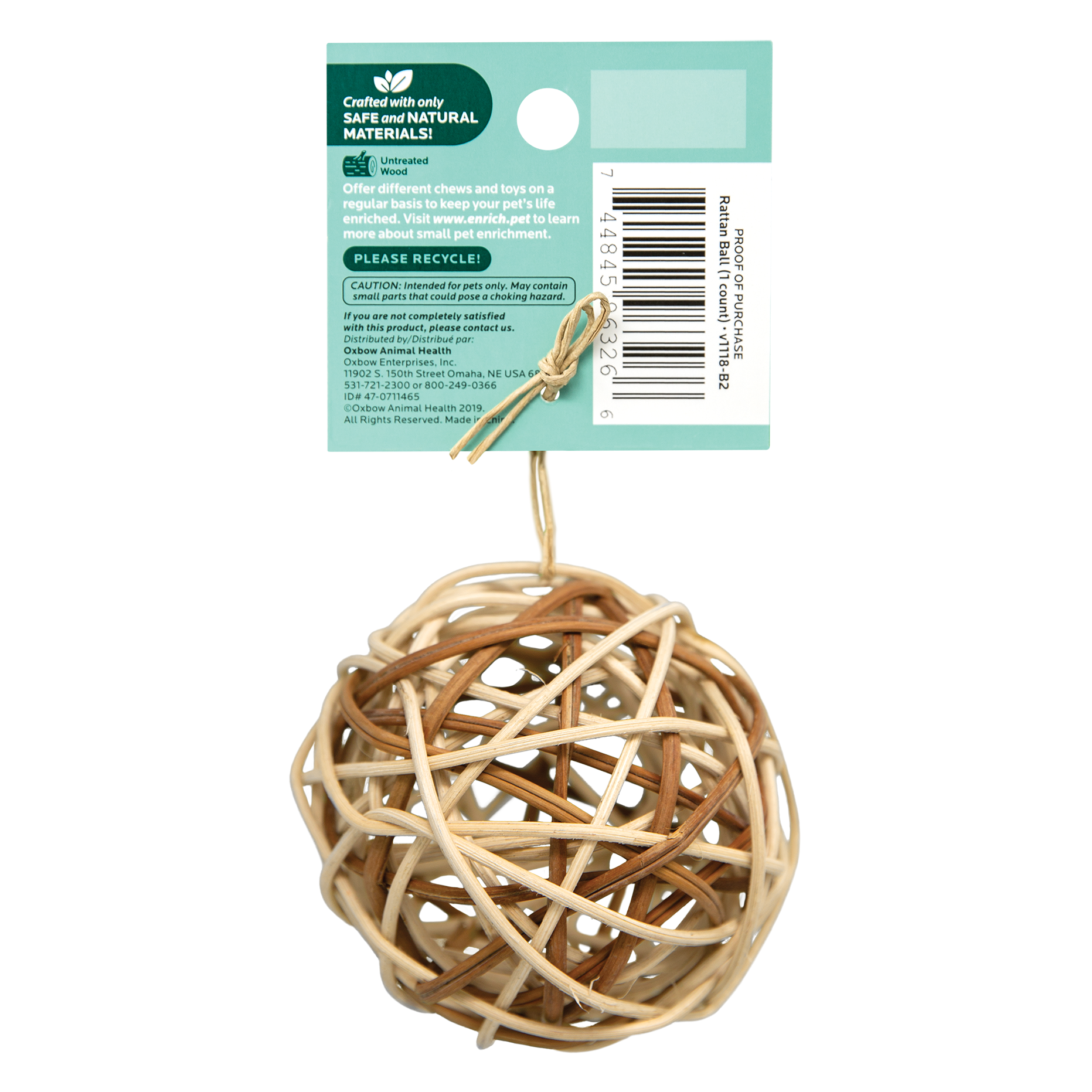 Oxbow Enriched Life - Rattan Ball