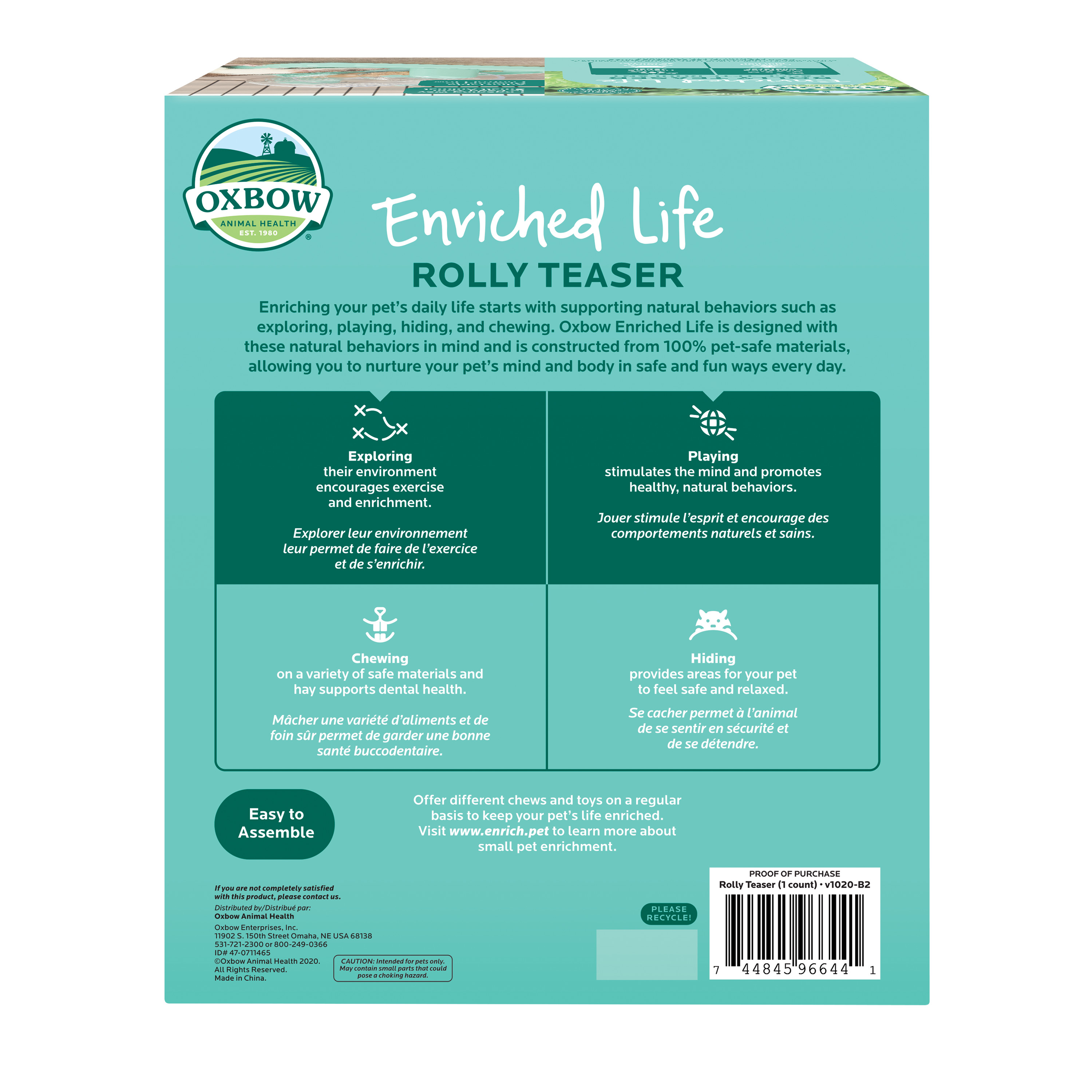 Oxbow Enriched Life - Rolly Teaser