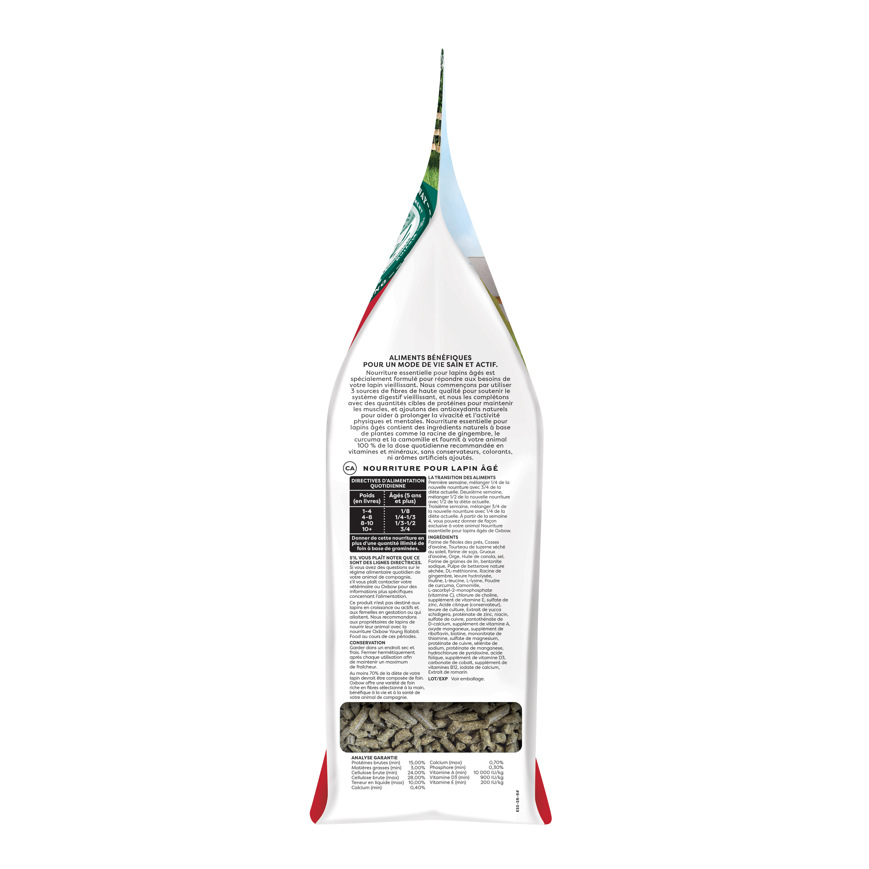 Oxbow Essentials Senior Rabbit Food (8 lb) - 3.83kg