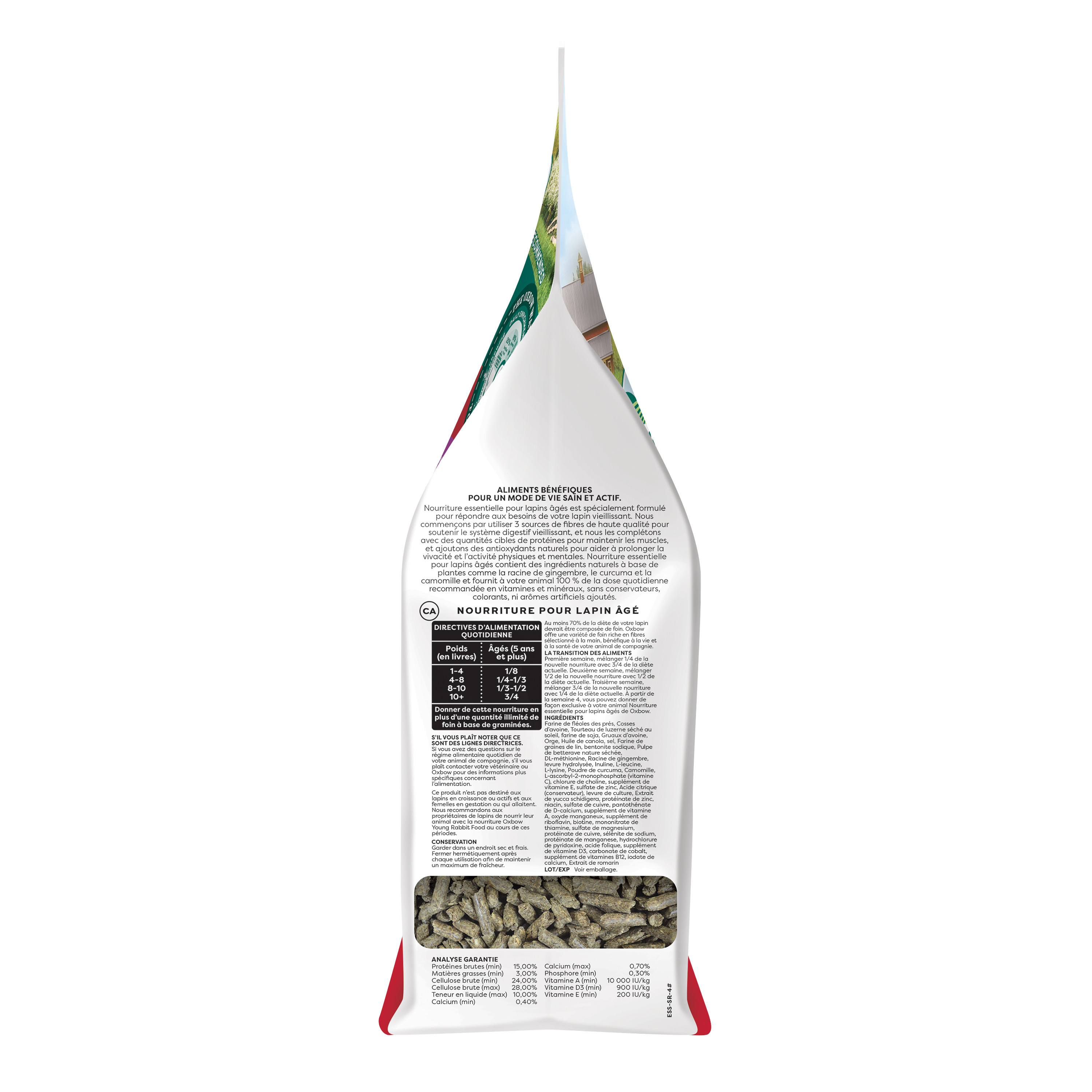 Oxbow Essentials Senior Rabbit Food (4 lb) - 1.81kg