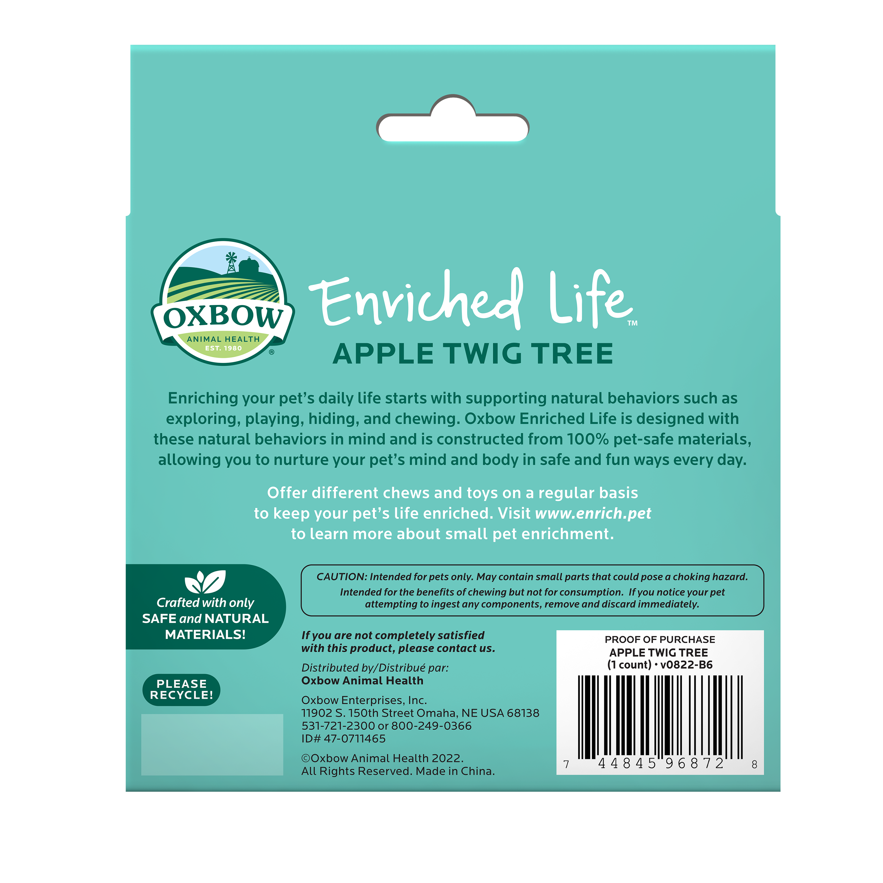 Oxbow Enriched Life - Apple Twig Tree