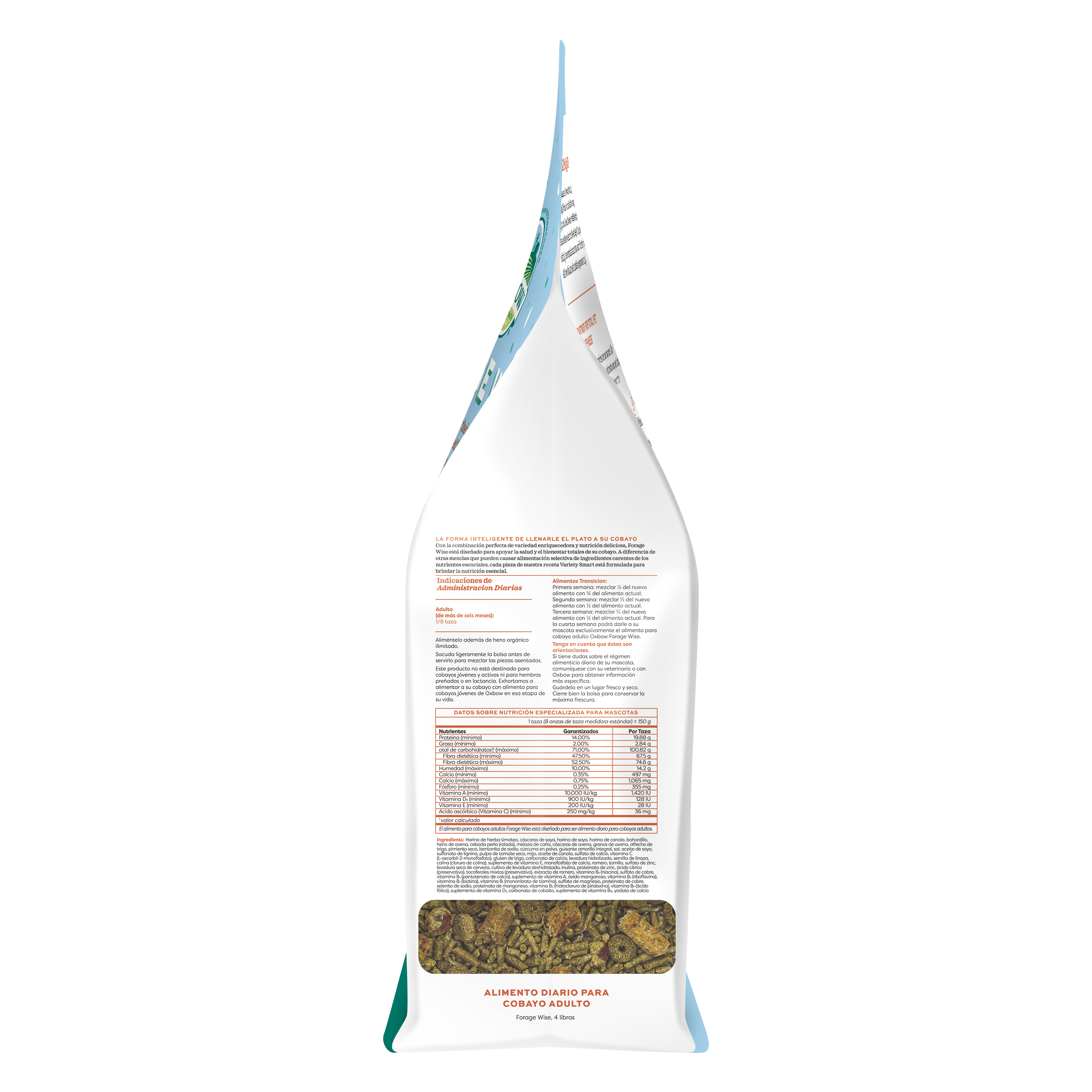 Oxbow Forage Wise Adult Guinea Pig Food (4 lb) - 1.81kg