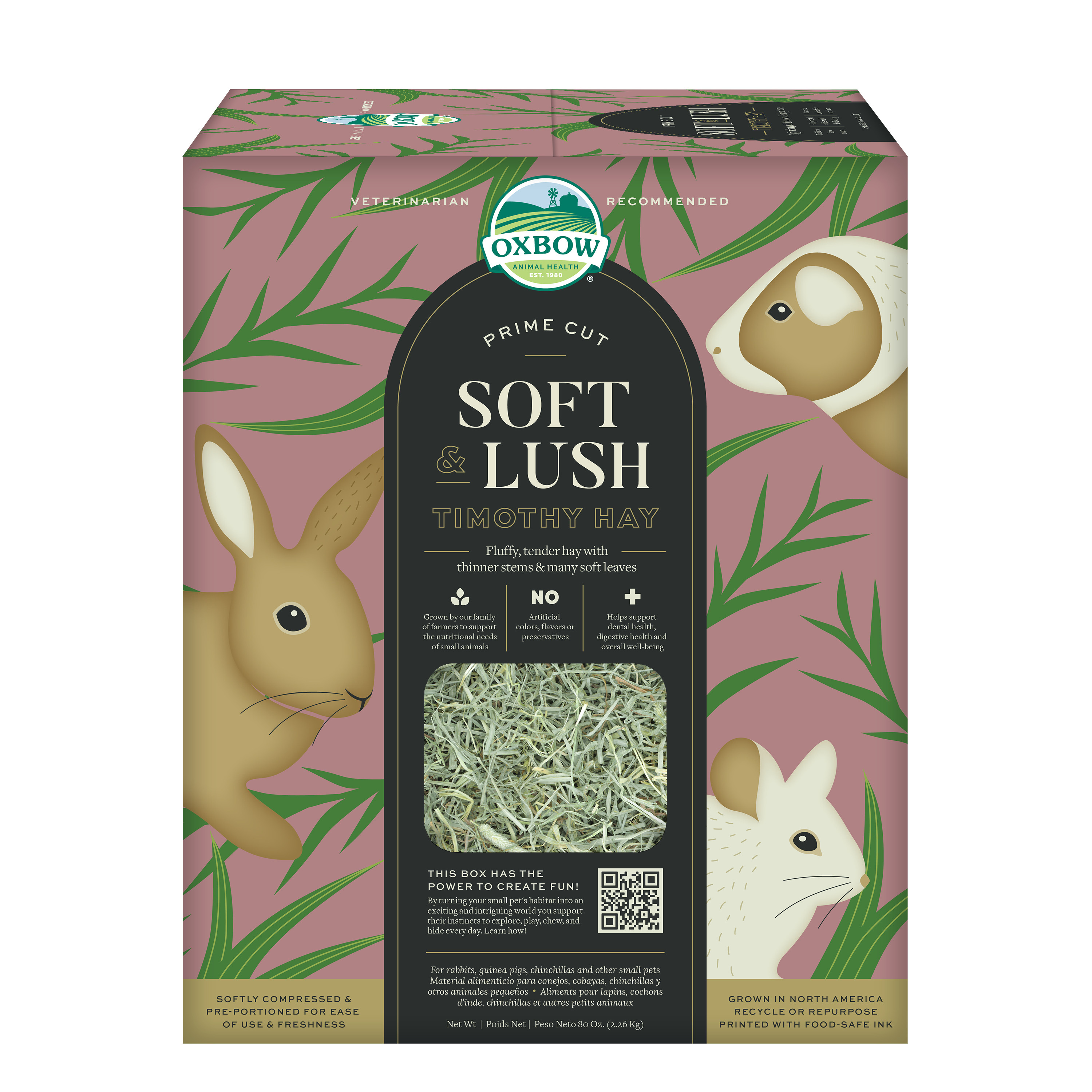 Oxbow Prime Cut Soft & Lush Timothy Hay (40 oz) - 1.13kg